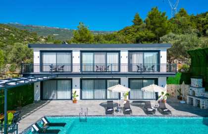 Üzümlü Köyünde Doğa İçinde 6 Kişilik Korunaklı Villa