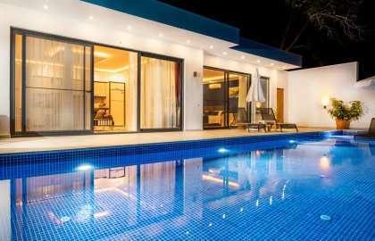 Kalkan Bölgesinde Korunaklı 4 Kişilik Tatil Villası 