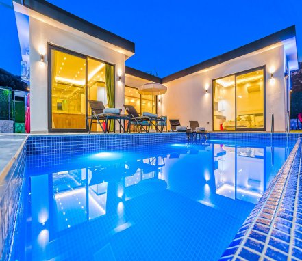 Kalkan Bezirganda 2 Yatakodalı Korunaklı Tatil Villası