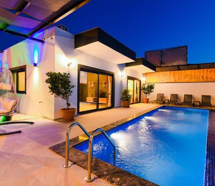 Antalya Kalkan Mevkiinde 4 Kişilik Tatil Vİllası