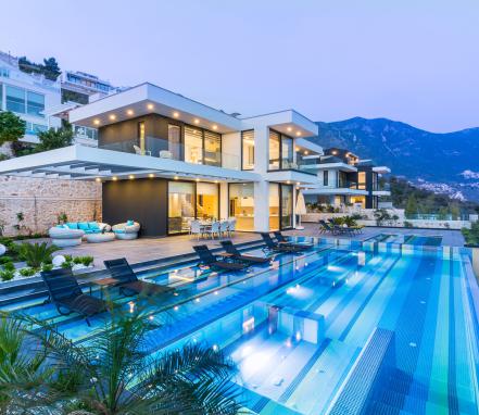 Kalkan Bölgesinde Ultra lüks 8 Kişilik Tatil Villası 