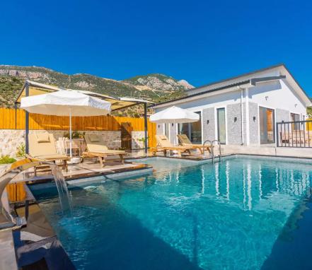 Kalkan Ulugölde 4 Kişilik Doğa Manzaralı Villa