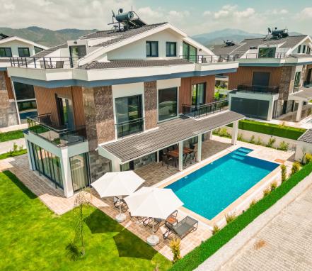 Fethiye de 4 Yatakodalı Tatil Villası