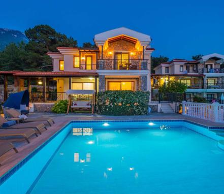  Fethiye Ovacık Bölgesinde 6 Kişilik Tatil Villası