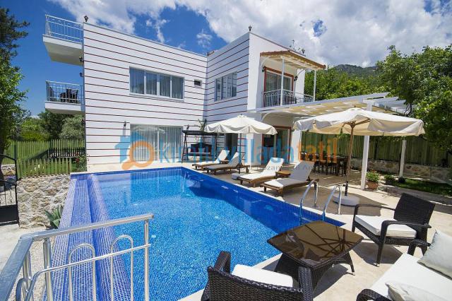 Üzümlü Köyünde 4 Kişilik Lüks Muhafazakar  Villa