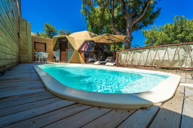 Kalkan İslamlar Bölgesinde 1+0 Özel Konsept Domes Villa-1