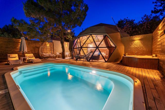 Kalkan İslamlar Bölgesinde 1+0 Özel Konsept Domes Villa-3
