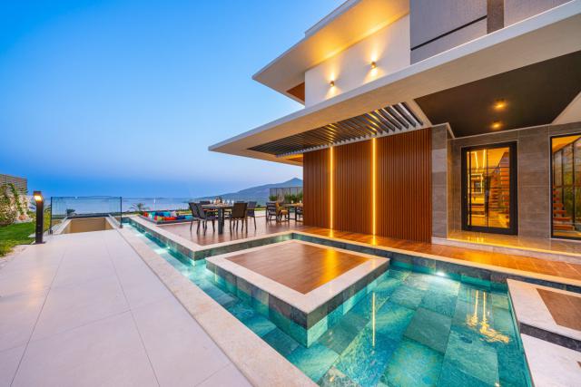 Kalkan Kalamar Mevkiinde Konsept lüks Tatil Villa